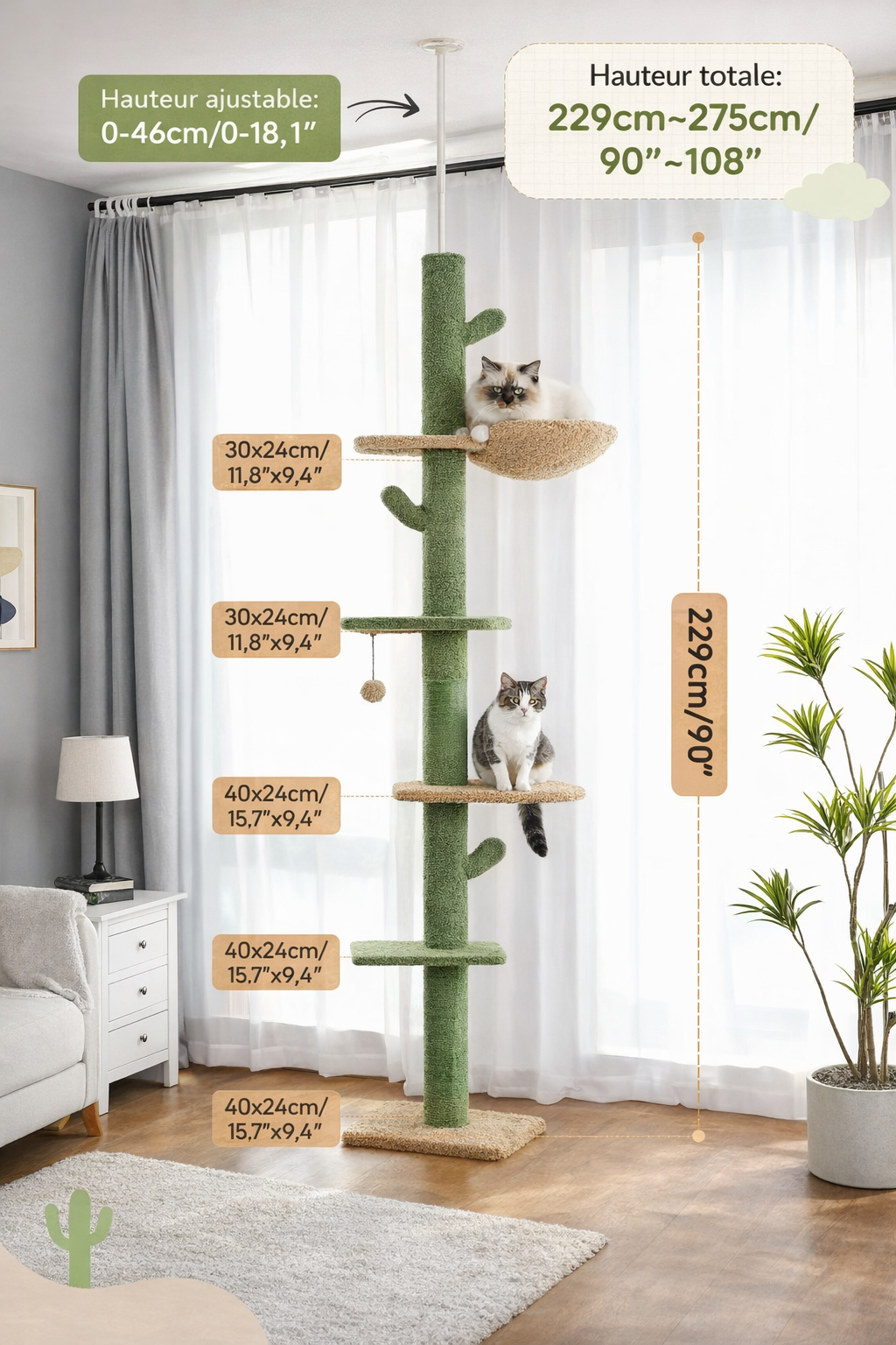 Arbre à chat - Cactara