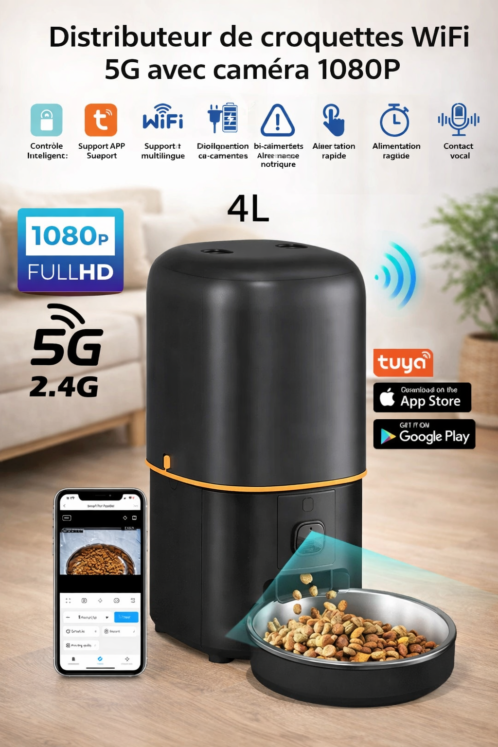 Distributeurs de croquettes - Nexora