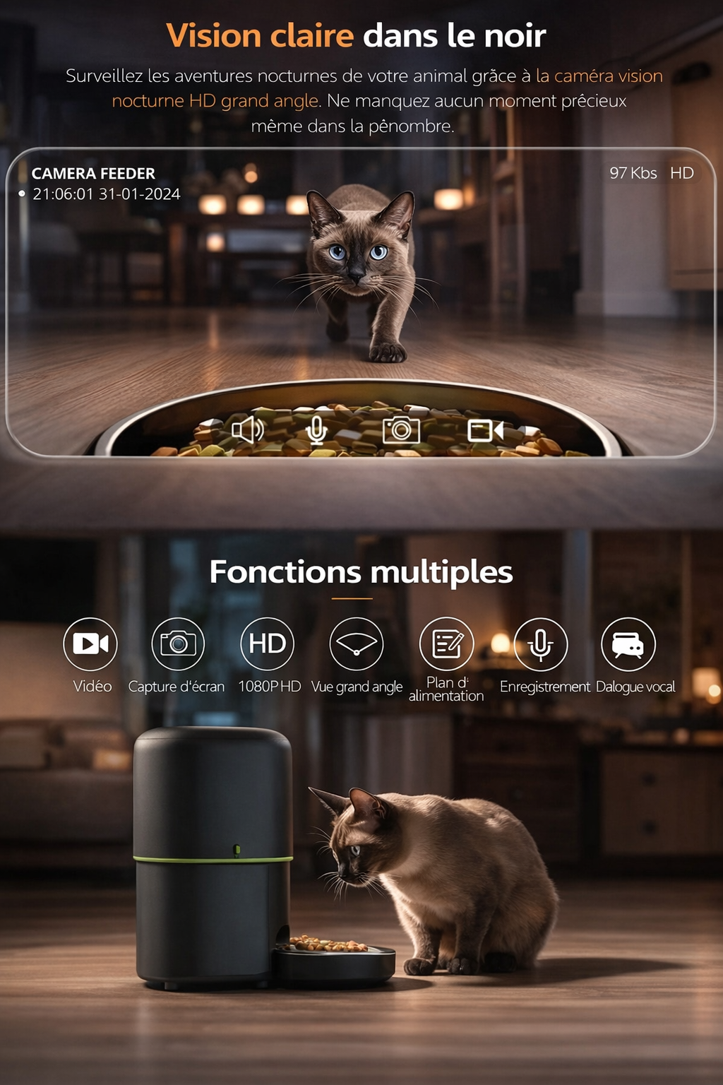 Distributeurs de croquettes - Nexora